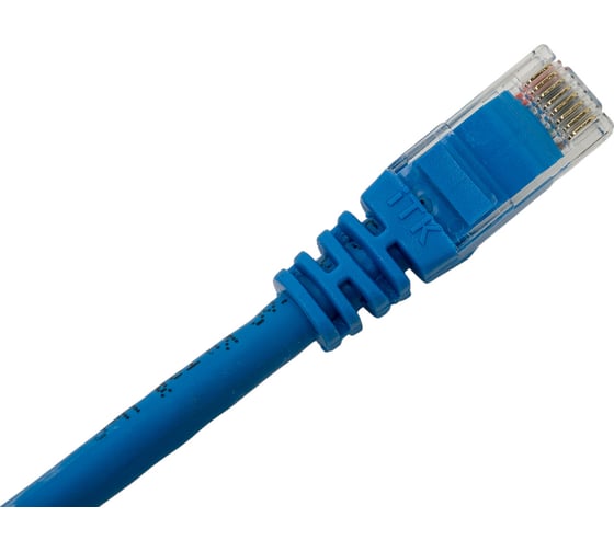 Коммутационный шнур ITK кат. 6 UTP LSZH 0,5м синий PC03-C6UL-05M