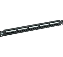 Телефонная патч-панель IEK ITK 1U кат. 3 25 портов 110 IDC PP25-1UC03U-110