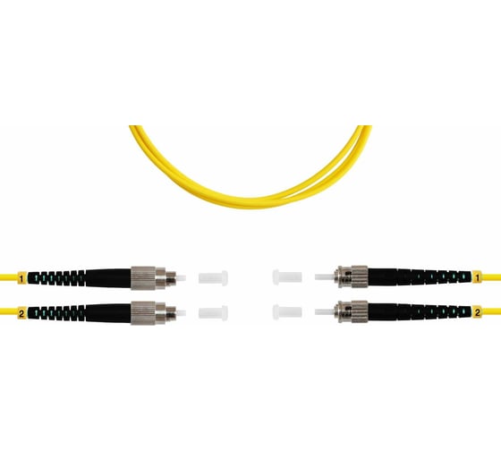 Оптический двойной шнур FOPS (патч-корд дуплекс) DX-FC/UPC-ST/UPC-9/125-2.0-LSZH-3m 151