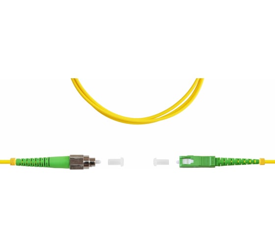 Оптический шнур (патч-корд) FOPS SX-SC/APC-FC/APC-9/125-3.0-LSZH-3m 10 1