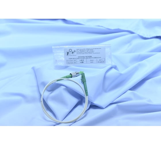 Оптический шнур (патч-корд) FOPS SX-LC/APC-FC/APC-9/125-3.0-LSZH-3m 21