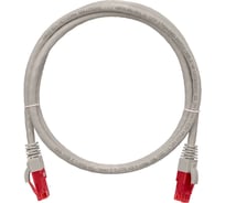Шнур NIKOMAX U/UTP 4 пары, Кат.6a, 2хRJ45/8P8C, T568B, 7x0,195мм, 0.3м NMC-PC4UA55B-003-C-GY
