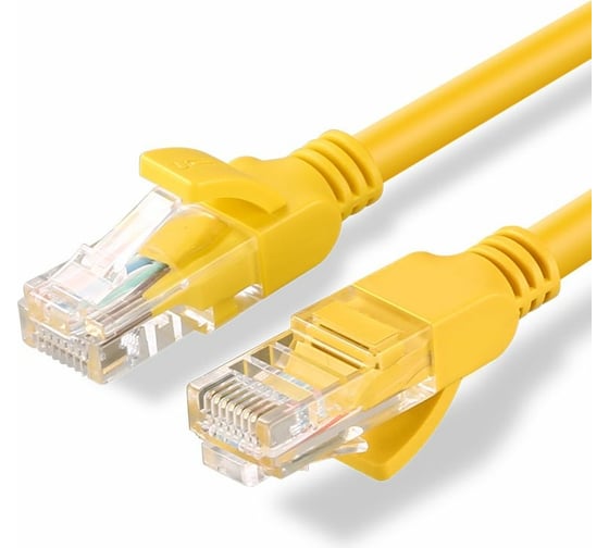 Патч-корд Pro Legend UTP кат.5E RJ-45 вилка - RJ-45 вилка, желтый, 1 м. PL1247