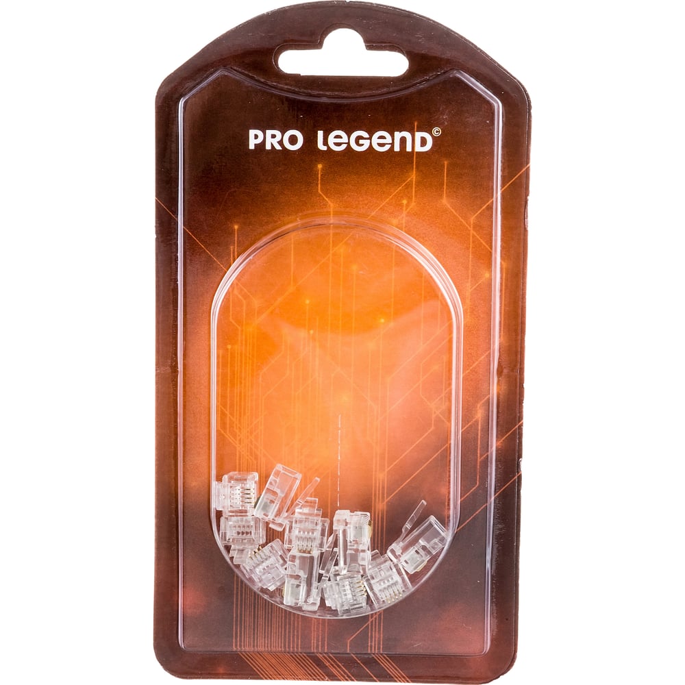 Разъем Pro Legend RJ12 6P4C 10 шт PL1277 - выгодная цена, отзывы ...