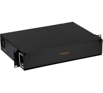 Оптический органайзер NIKOMAX 19", 2U, металлический, NMC-OKFP-SL-2U-BK