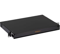 Оптический органайзер NIKOMAX 19", 1U, металлический, NMC-OKFP-SL-1U-BK