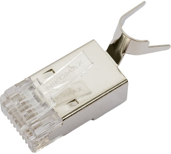 Коннектор NIKOMAX RJ45/8P8C, Кат.6, 50мкд, 100шт. NMC-RJ88RZ50SE3-T-100