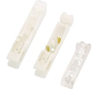 Коммутационный коннектор NIKOMAX 110 типа, Кат.3, 1 пара, белый, 10шт. NMC-CP110UD1-WT-10