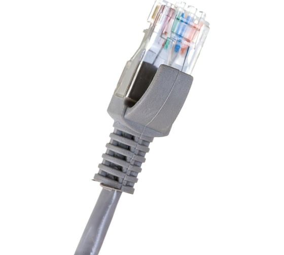 Патч-корд ExeGate UTP-RJ45-RJ45-5e-0,3M-GY, UTP, cat.5e, 0.3м, серый 258663