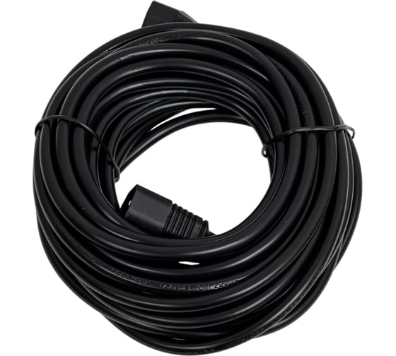 Кабель монитор - компьютер ExeGate UPS- устройство Power EC-10P IEC 3/1.0mm2, медь, черный, 10A, 10м 280634 1