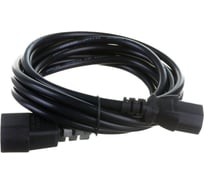 Кабель монитор - компьютер ExeGate UPS-устройство Power EC-3/1.0mm2, медь, черный, 10A, 3м 280629