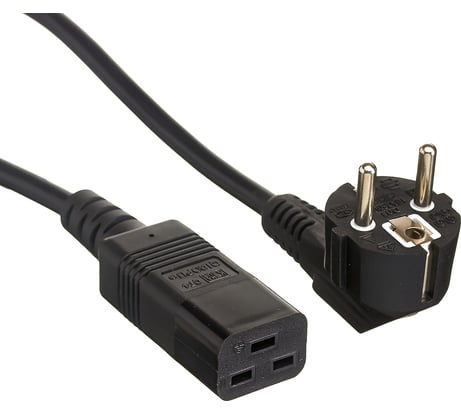 Кабель питания ExeGate Power PC19-10P Евровилка Schuko-C19, VDE-250V-3/1.5mm2, медь, черный, 16А, 280672