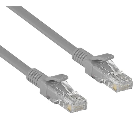 Медный патч-корд ExeGate UTP-RJ45-RJ45-C6-CU-3M-GY, UTP, cat.6, 3м, серый 282006