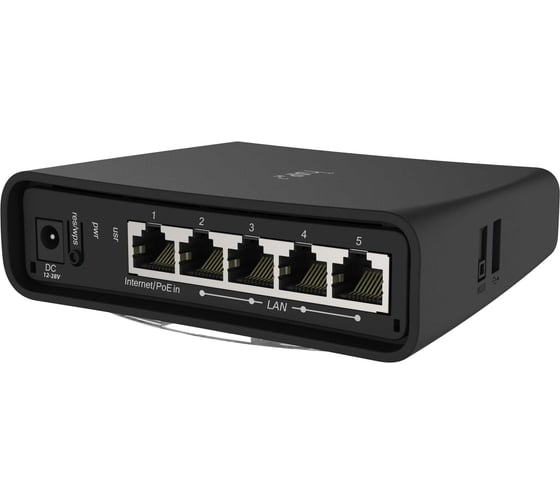 Беспроводной двухдиапазонный маршрутизатор MikroTik 5 портовый RBD52G-5HacD2HnD-TC
