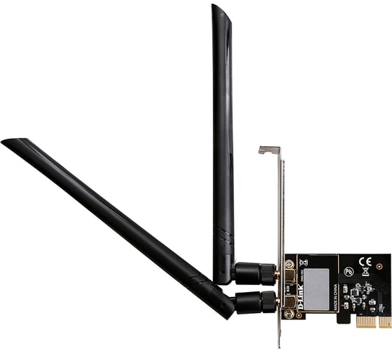 Беспроводной двухдиапазонный PCI Express адаптер d-link AC1200 с поддержкой MU-MIMO DWA-582/RU/B1A