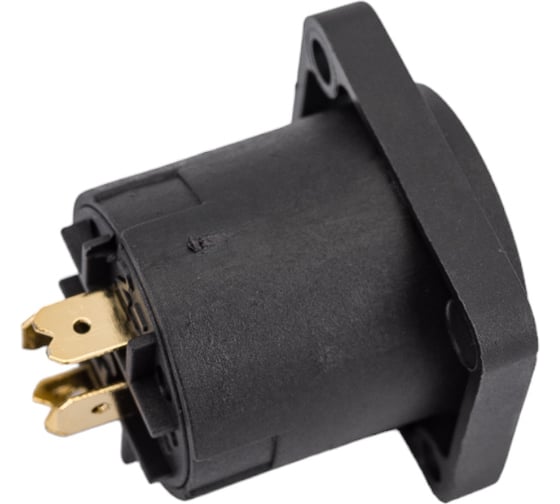 Панельная 4-контактная розетка под спикон PROCAST cable F-SP4NP SPEAKON НФ-00000436