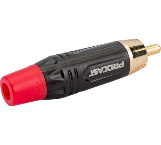 Разъем PROCAST cable RCA6/TT/Red RCA male, красный маркер НФ-00000432