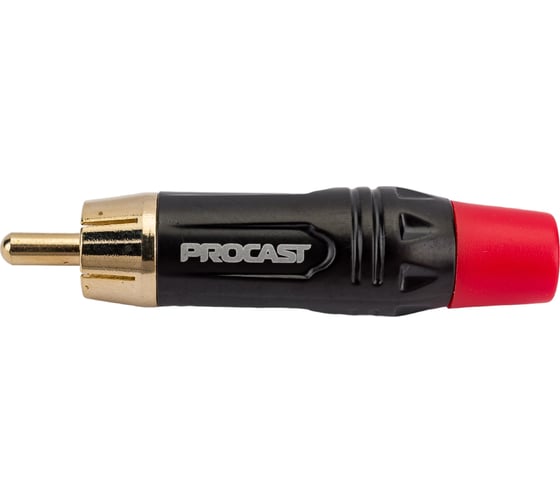 Разъем PROCAST cable RCA6/TT/Red RCA male, красный маркер НФ-00000432