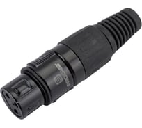 Разъем PROCAST cable XLR6/Female XLR female, черный НФ-00000430