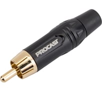 Разъем PROCAST cable RCA6/TT/Black RCA male, черный маркер НФ-00000433