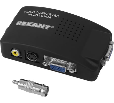 Конвертер REXANT BNC и S-video на VGA 1080р 17-6910
