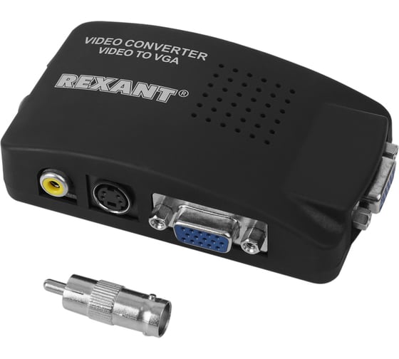 Конвертер REXANT BNC и S-video на VGA 1080р 17-6910 1