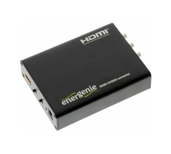Конвертер Energenie RCA/S-vid HDMI DSC-SVID-HDMI 3RCA/S-Vidx HD19F 3xRCA 1xvid, 2xaudio/S-Vid 1