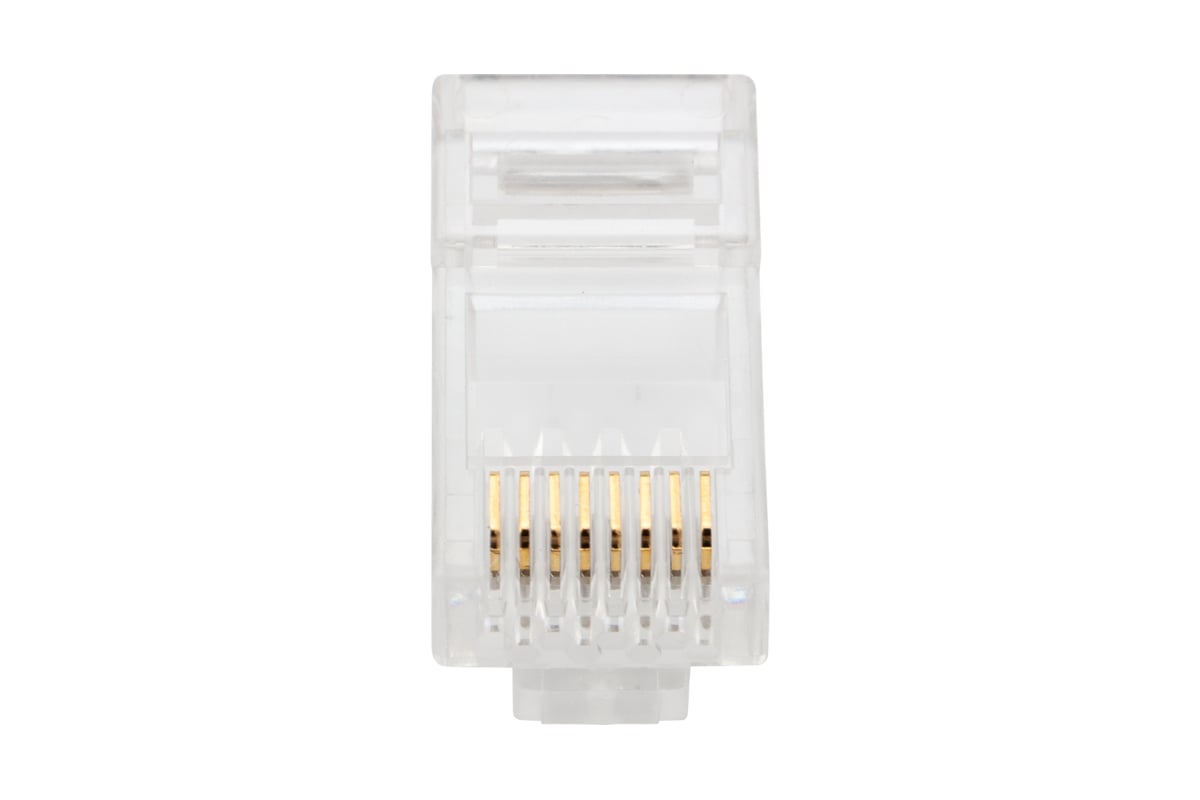 Сетевой разъем LAN на кабель REXANT штекер RJ-45 (8Р8С) под обжим ...