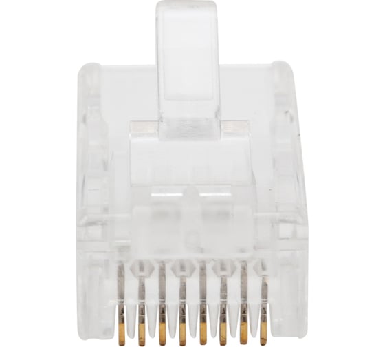 Сетевой разъем LAN на кабель REXANT штекер RJ-45 (8Р8С) под обжим, категория 6, 10шт 06-0085-A10