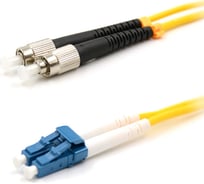 Оптический переходной патч-корд REXANT (SM), 9/125 (OS2), LC/UPC-FC/UPC, (Duplex), LSZH, 15м 50-2530