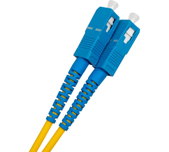 Оптический патч-корд REXANT (SM), 9/125 (OS2), SC/UPC-FC/UPC, (Duplex), 3 мм, LSZH, 10 м 50-2857-2