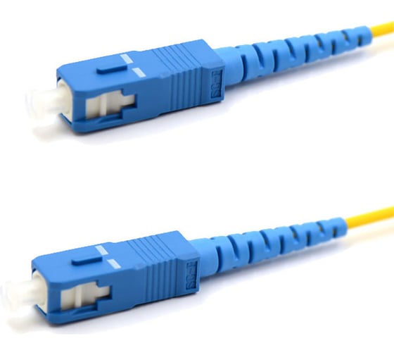 Câble Fibre Optique SC/UPC Monomode Simplex - 1 Mètre - Connecteur Céramique - Pour Réseau Gigabit