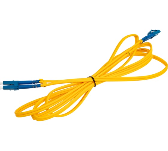 Оптический патч-корд REXANT (SM), 9/125 (OS2), LC/UPC-LC/UPC, 3 мм (Duplex), LSZH, 2 м 50-2478-1
