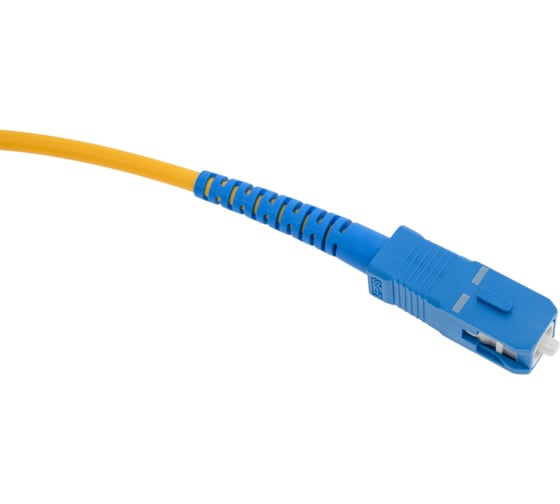 Оптический переходной патч-корд REXANT (SM), 9/125 (OS2), SC/APC-SC/UPC, (Simplex), LSZH, 5м 50-2053