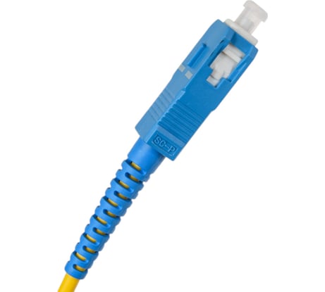 Оптический переходной патч-корд REXANT (SM), 9/125 (OS2), SC/APC-SC/UPC, (Simplex) LSZH, 15м 50-2063