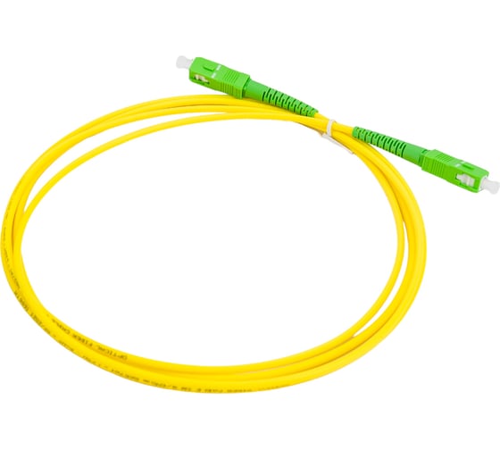 Оптический патч-корд REXANT (SM), 9/125 (OS2), SC/APC-SC/APC, (Simplex), LSZH, 2м 50-2023