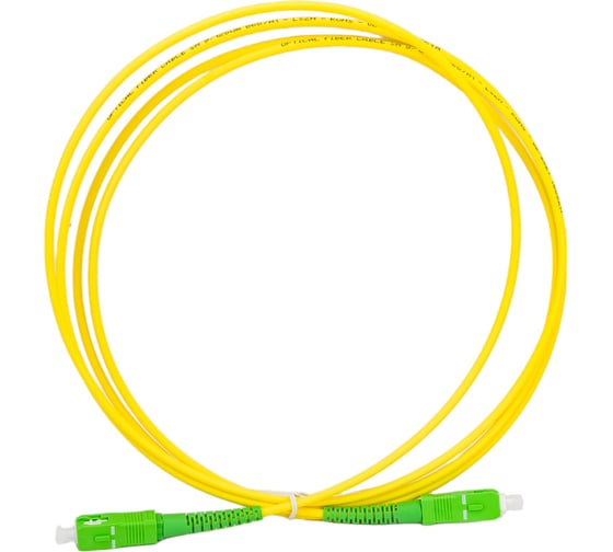 Оптический патч-корд REXANT (SM), 9/125 (OS2), SC/APC-SC/APC, (Simplex), LSZH, 2м 50-2023