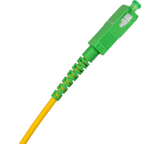 Оптический переходной патч-корд REXANT (SM), 9/125 (OS2), SC/APC-SC/UPC, (Simplex) LSZH, 10м 50-2062