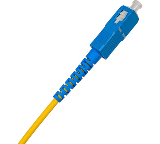 Оптический переходной патч-корд REXANT (SM), 9/125 (OS2), SC/APC-SC/UPC, (Simplex) LSZH, 10м 50-2062