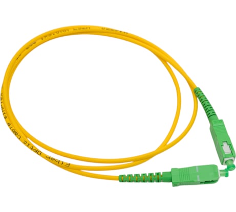 Оптический патч-корд REXANT (SM), 9/125 (OS2), SC/APC-SC/APC, (Simplex), LSZH, 1 м 50-2022