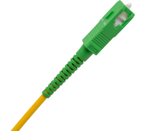 Оптический патч-корд REXANT (SM), 9/125 (OS2), SC/APC-SC/APC, (Simplex), LSZH, 1 м 50-2022