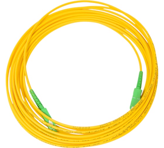 Оптический патч-корд REXANT (SM), 9/125 (OS2) SC/APC-SC/APC, (Simplex), LSZH, 7м 50-2060