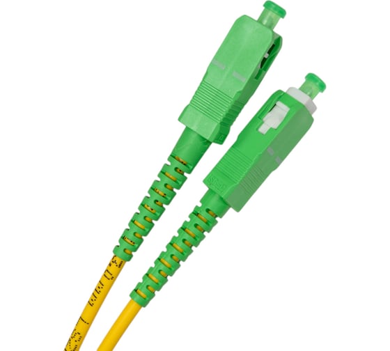 Оптический патч-корд REXANT (SM), 9/125 (OS2) SC/APC-SC/APC, (Simplex), LSZH, 7м 50-2060