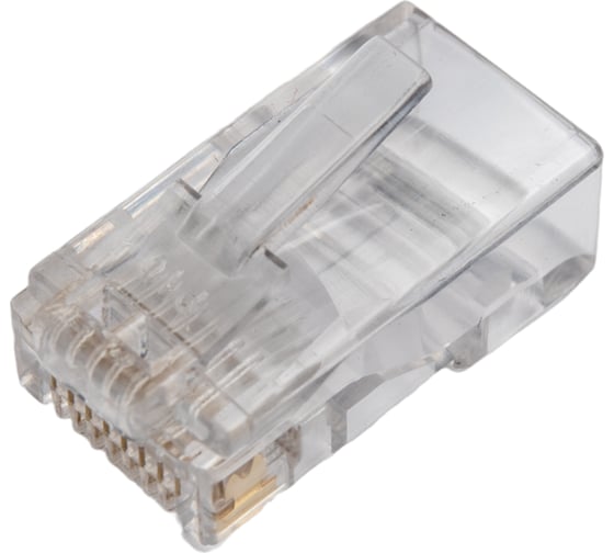 Разъем RJ-45 (8P8C) PROCONNECT под витую пару, UTP, категория 5e, 5шт 05-1021-6-9