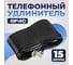 Телефонный удлинитель RJ-11 (6р4с) Retic 15м, черный, TWCS-TEC-15M-B 2