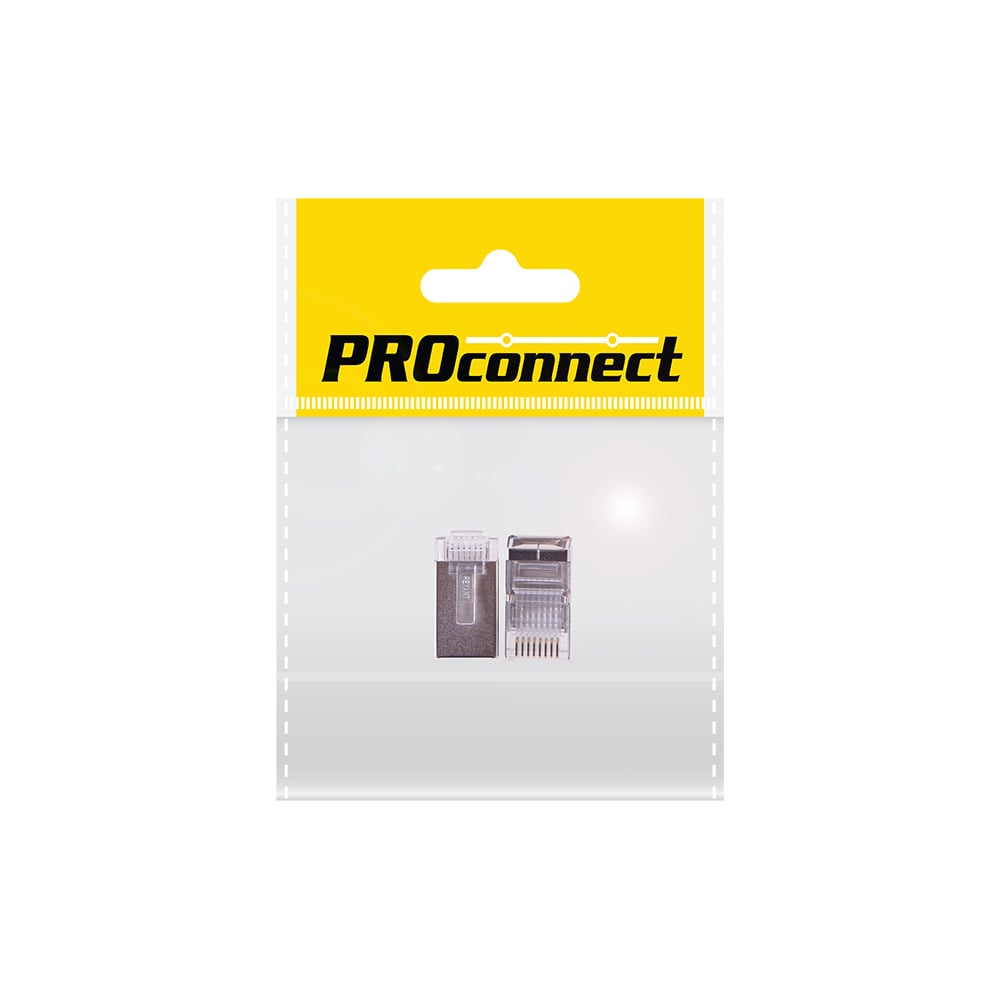 Сетевой экранированный разъем LAN на кабель PROCONNECT штекер RJ-45 ...