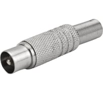 Антенный разъем на кабель штекер-ТВ PROCONNECT никель с пружиной, 5шт 05-2011-4-9