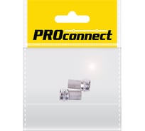 Антенный разъем на кабель PROCONNECT штекер F для кабеля RG-6, 2шт 05-4003-6-8