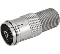 Антенный переходник PROCONNECT RG-6, SAT, гнездо F - гнездо ТВ, с кольцом 05-4301-4-7