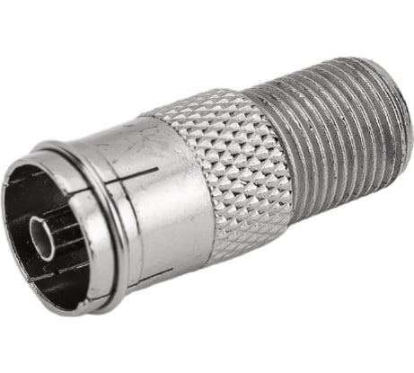 Антенный переходник PROCONNECT RG-6, SAT, гнездо F - гнездо ТВ, с кольцом 05-4301-4-7